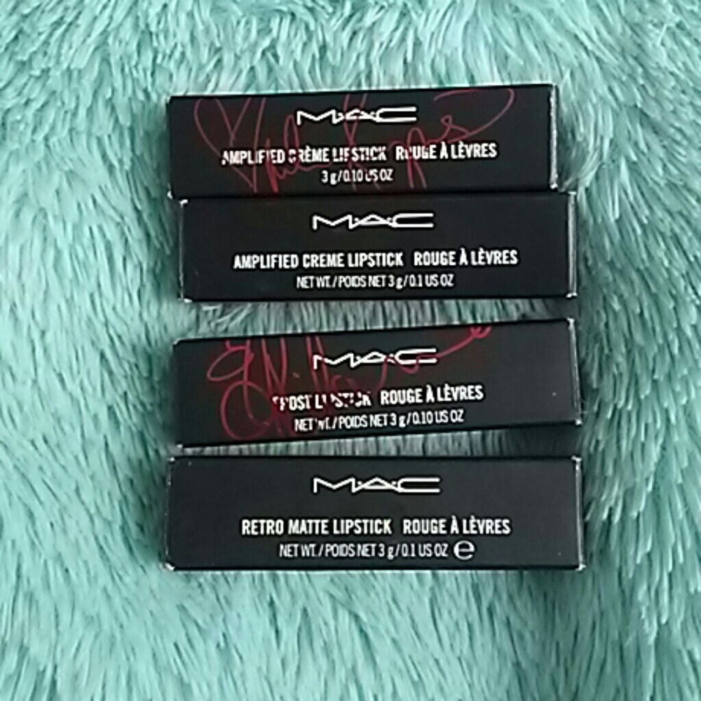 4 mac lipsticks
